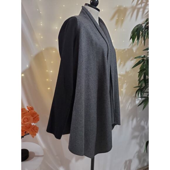 Staring at Stars UO Vintage Open Wool Cardigan Jacket Womens Size S Gray Pockets - Picture 3 of 9